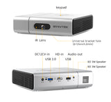 BYINTEK U50 Pro Smart Mini WIFI 1080P/4K HD 3D DLP 700 Ansi Projector